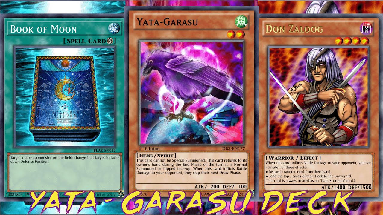 Yu Gi Oh! Power Of Chaos BAKURA THE DARK SPIRIT YATA GARASU DECK