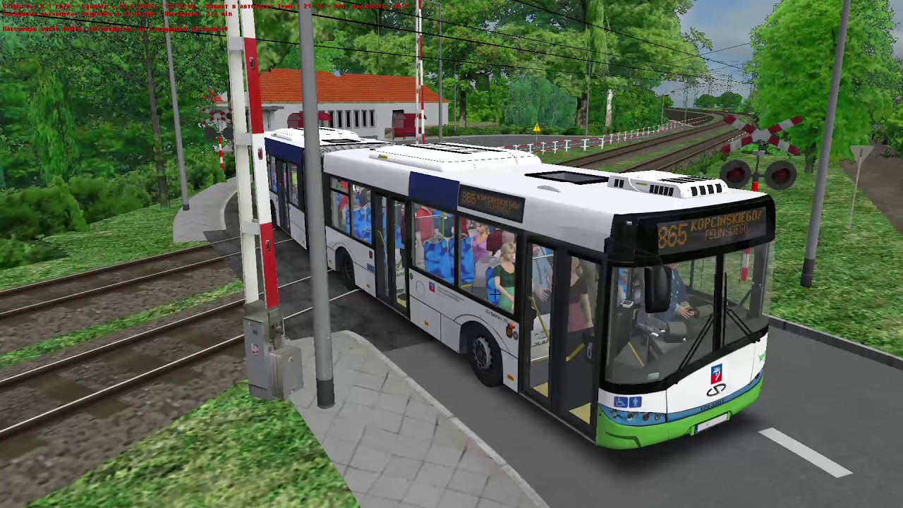 OMSI 2. Fikcyjny Szczecin. Пытаемся нагнать расписание на Solaris Urbino 18