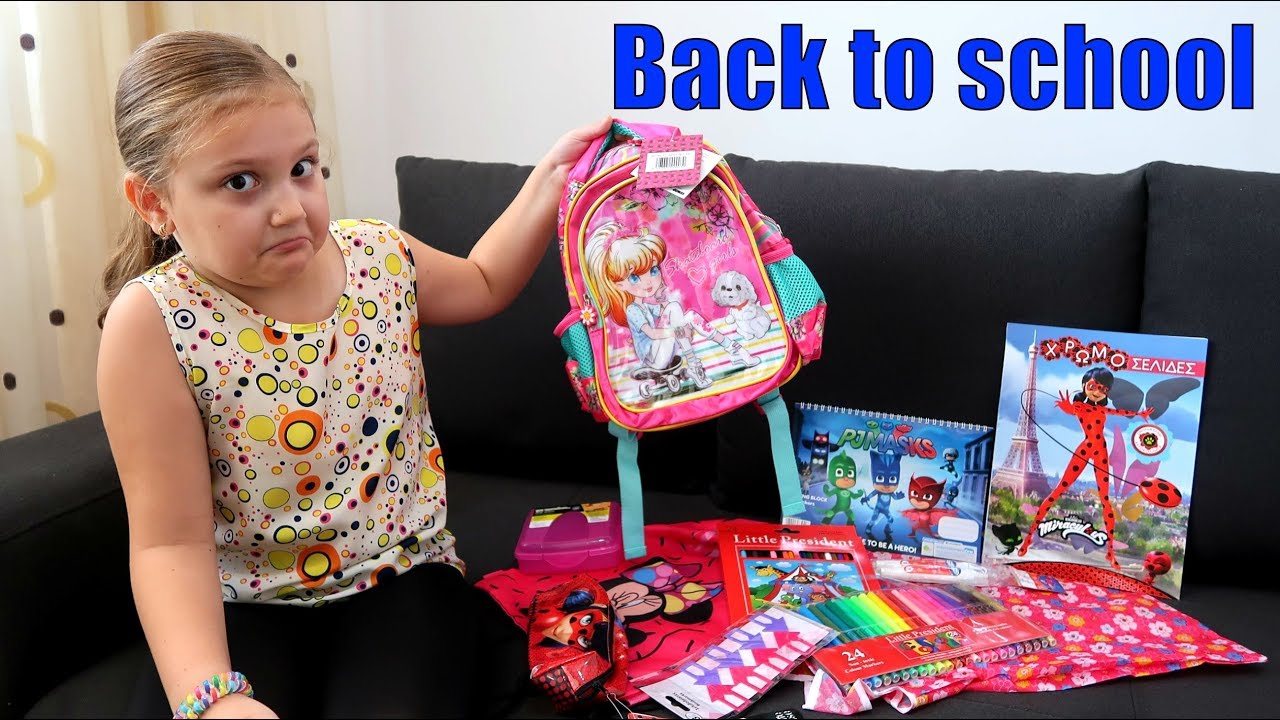 Back to school CE RECHIZITE si-a CUMPARAT Betty Video pentru copii