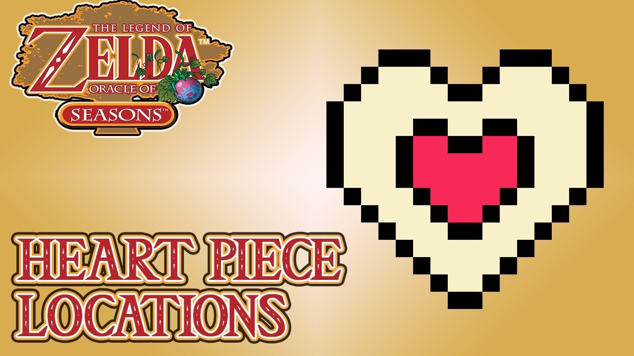 The Legend of Zelda: Oracle of Seasons - Heart Piece Locations