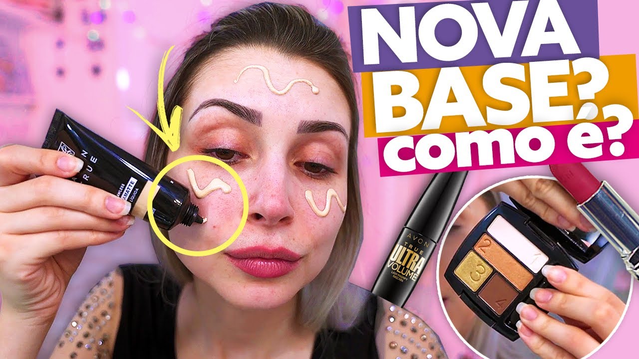 MAQUIAGEM COMPLETA USANDO SÓ AVON 🧐