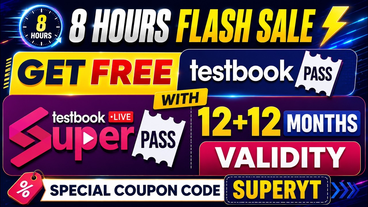 🚨 Flash Sale on Testbook Super Pass |  Testbook Pass with EXCLUSIVE Coupon Code | Lowest Price