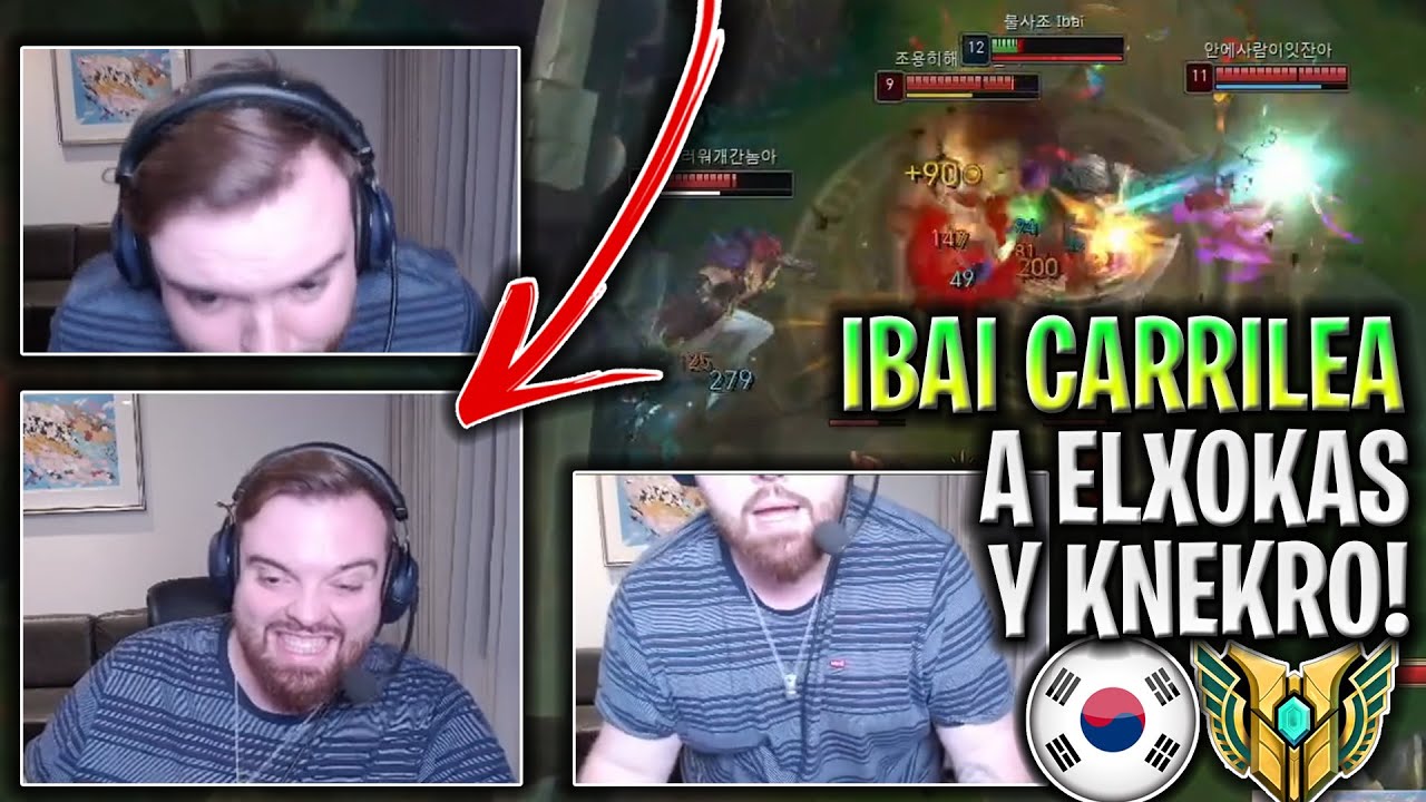 IBAI CARRILEA CON RENEKTON EN COREA! 😱 IBAI JUEGA AL LOL CON ELXOKAS, KNEKRO, KUENTIN y CEITOR!
