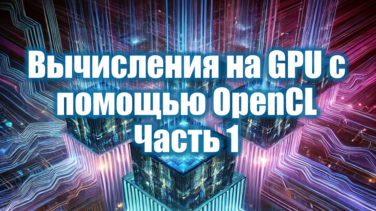 17. Вычисления на GPU с помощью OpenCL — 1 | Параллельное программирование 2025