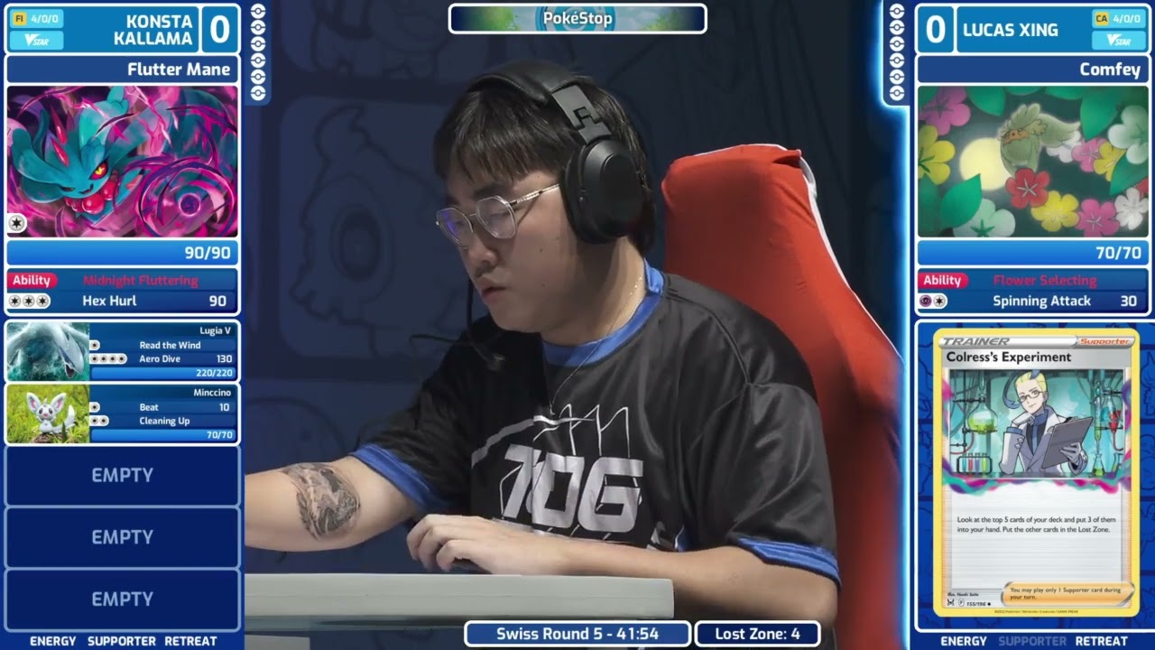 TCG Konsta Kallama Vs Lucas Xing 2025 Pokémon Latin America International Championships Swiss R5