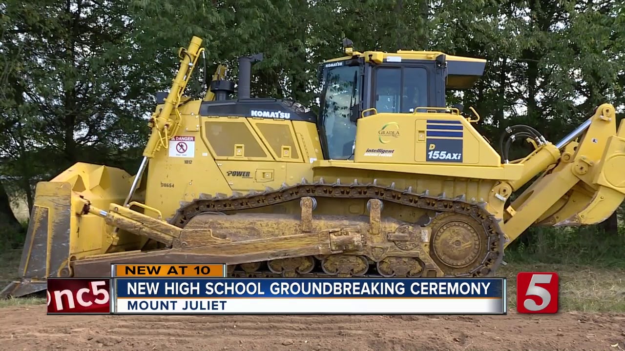 Ground Breaking Held For New Mt. Juliet High School
