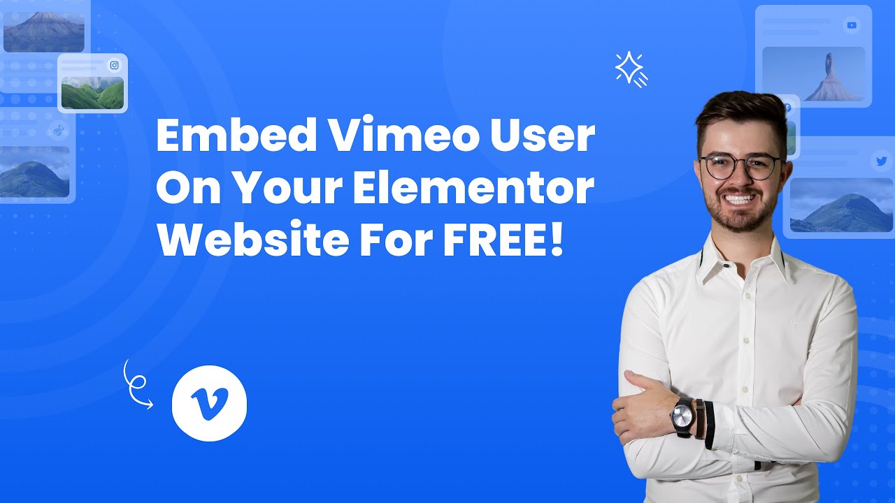 How to Embed Vimeo User on Elementor?