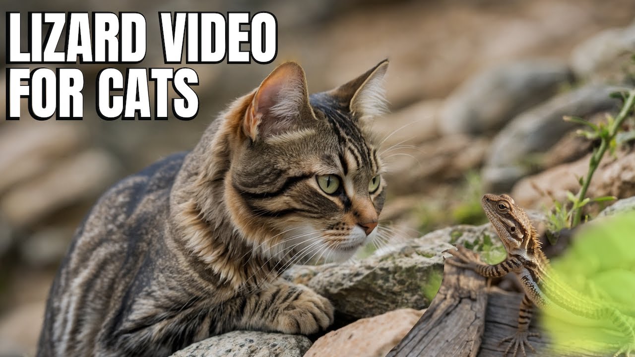 Exciting Cat TV Lizard Chase Underneath a Lemon Tree | 1 Hour of Action-Packed Fun #cattv