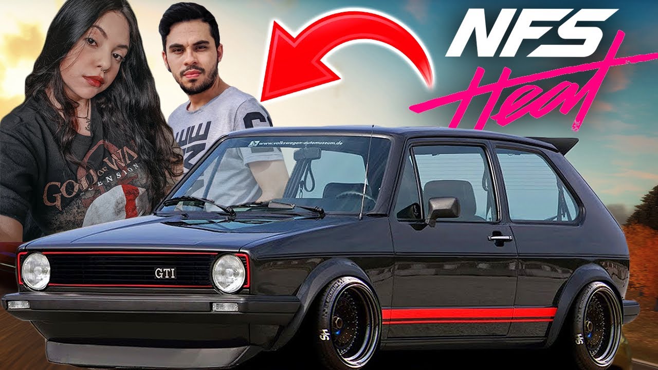 DESAFIEI MINHA NAMORADA A TUNAR UM GOLF GTI NO NFS HEAT!