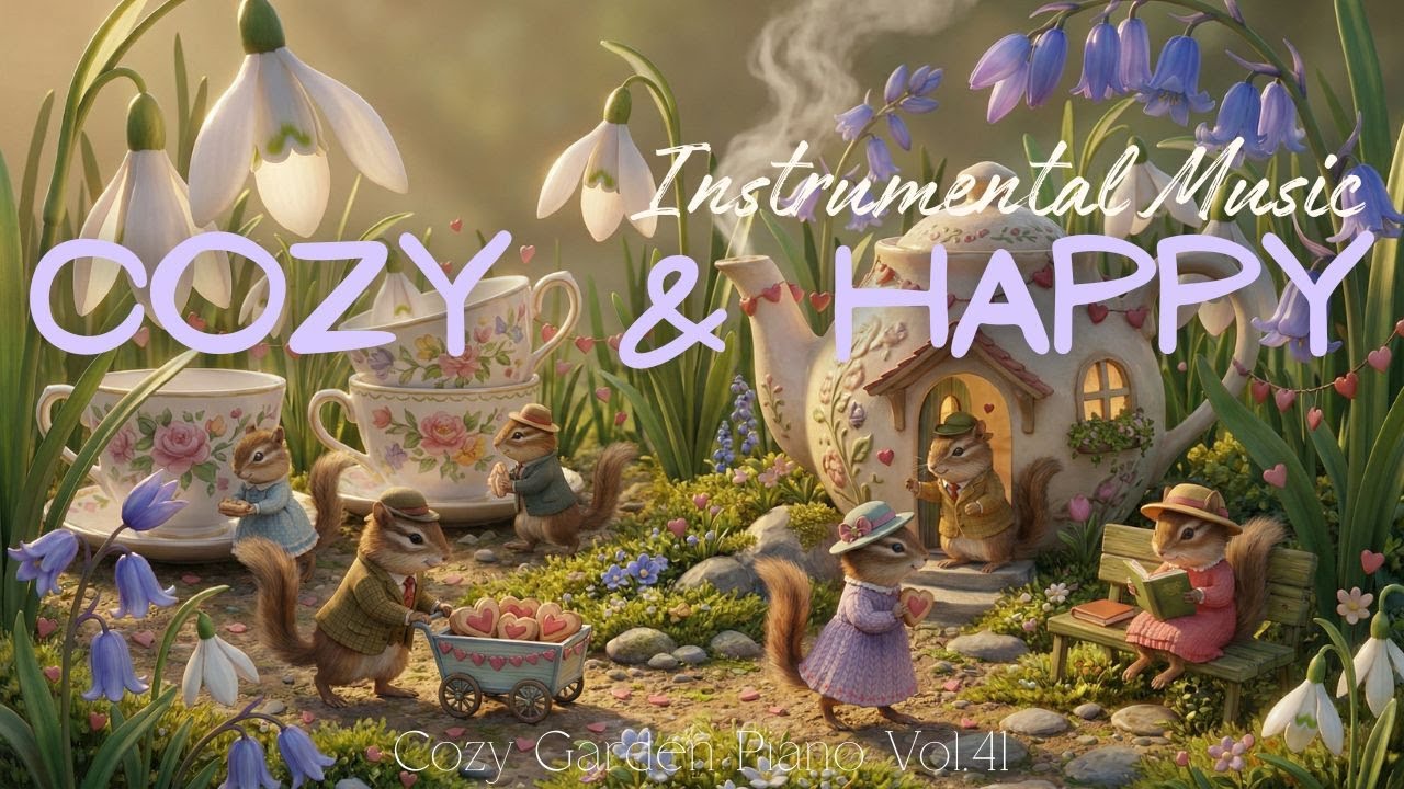 A Happy Little World 🐿️✨ | Peaceful Instrumental Music for Relaxing