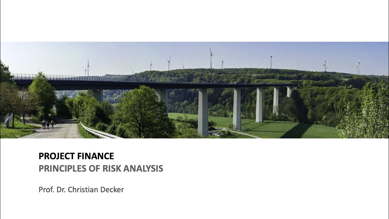 Project finance &ndash; Principles of risk analysis
