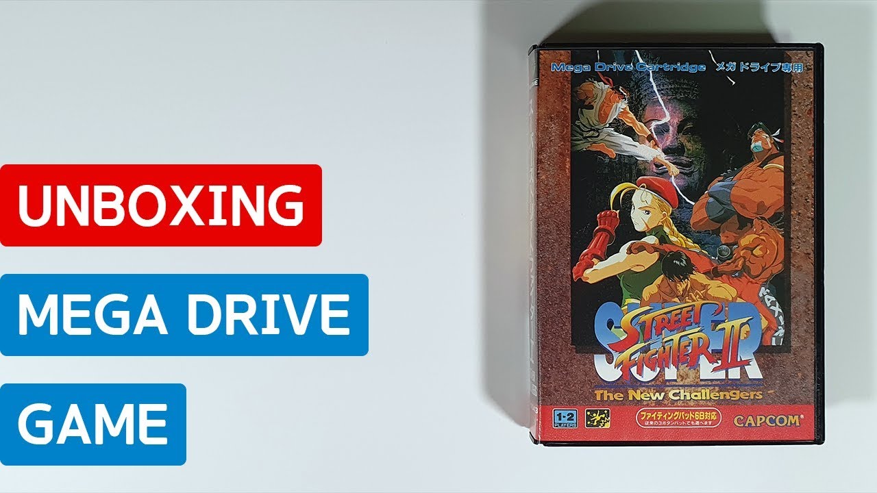 Super Street Fighter II: The New Challengers (MEGA DRIVE, Japan) - Unboxing