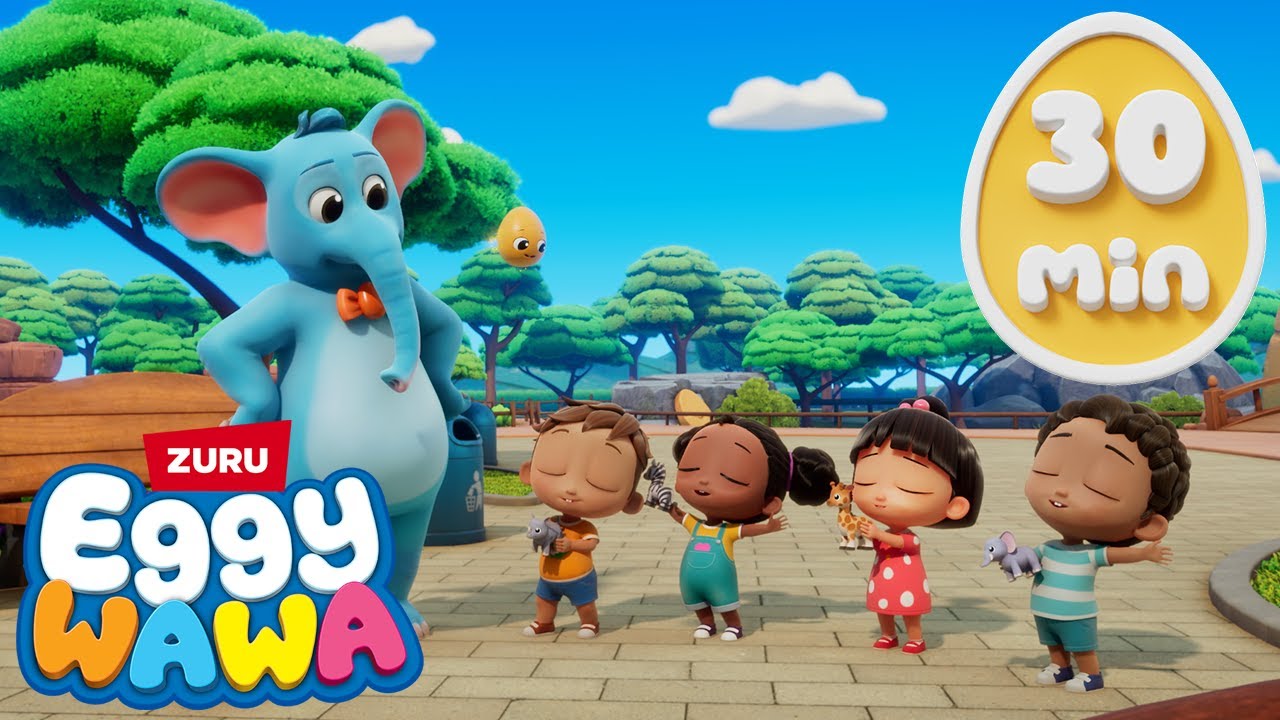 🎶 30mins of Eggy Wawa's Nursery Rhymes | Fun Learning for Kids |🚀 Fun Learning | Preschool Joy