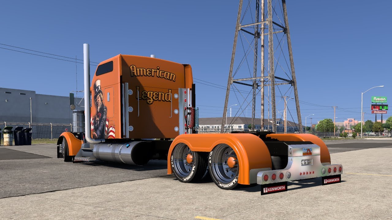 American Truck Simulator / Kenwirth W900 Long and Lowered Part 29 / Let's Play