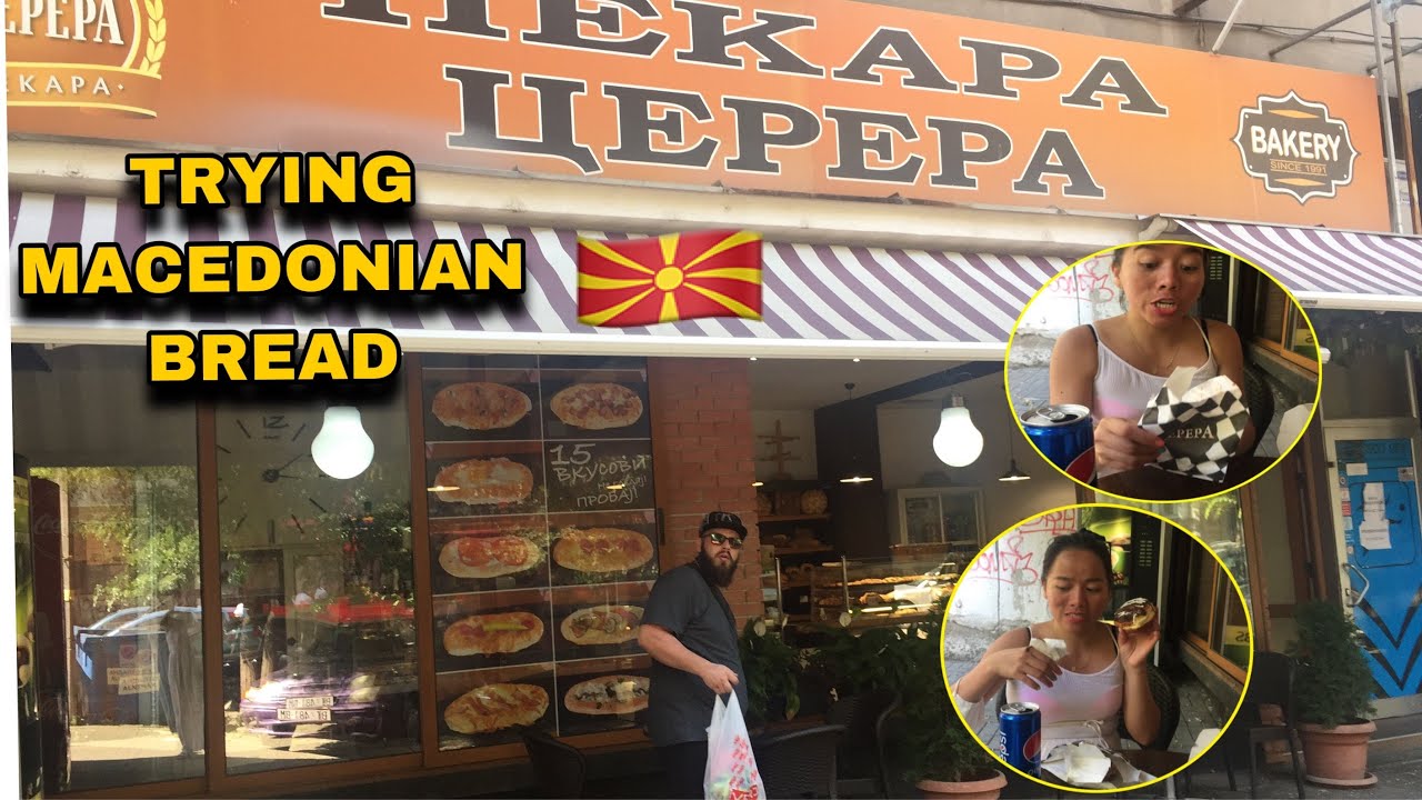 WE TRIED MACEDONIAN BREAD IN BITOLA