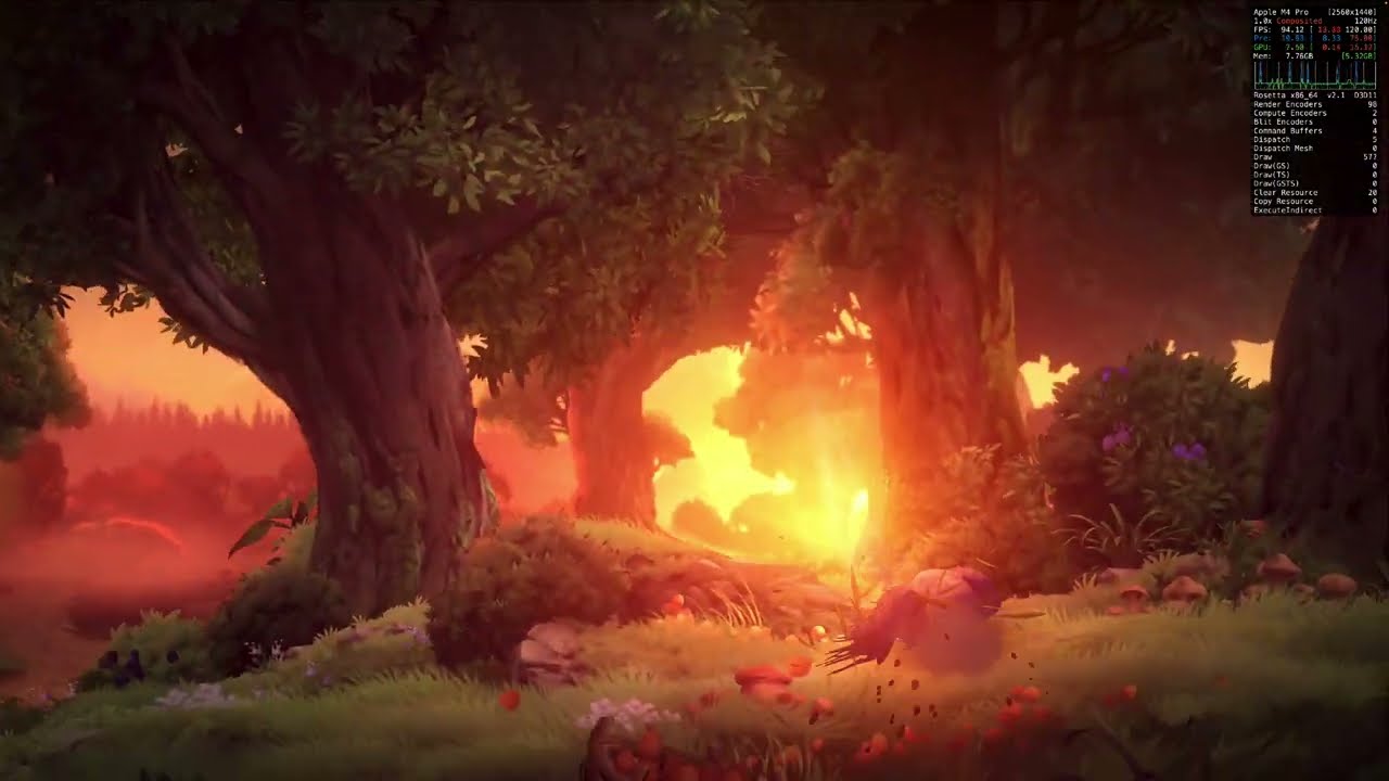 Ori and the Will of the Wisps - Mac M4 Pro - 16Core GPU - 1440p