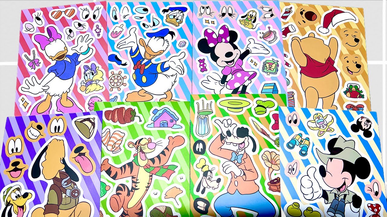 Disney Sticker DIY ASMR 🎨 | Mickey & Friends Makeover!