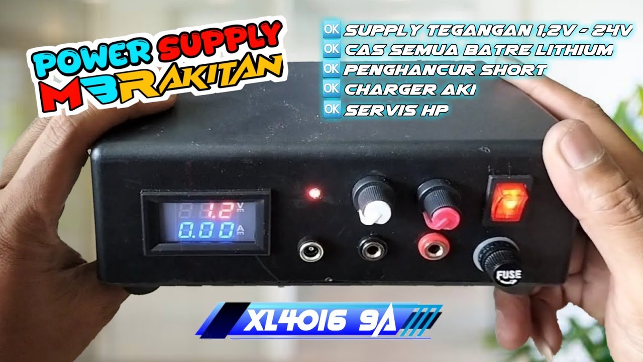 Power Supply Multifungsi | Bisa Untuk Servis Dan Charger Segala Jenis Batre