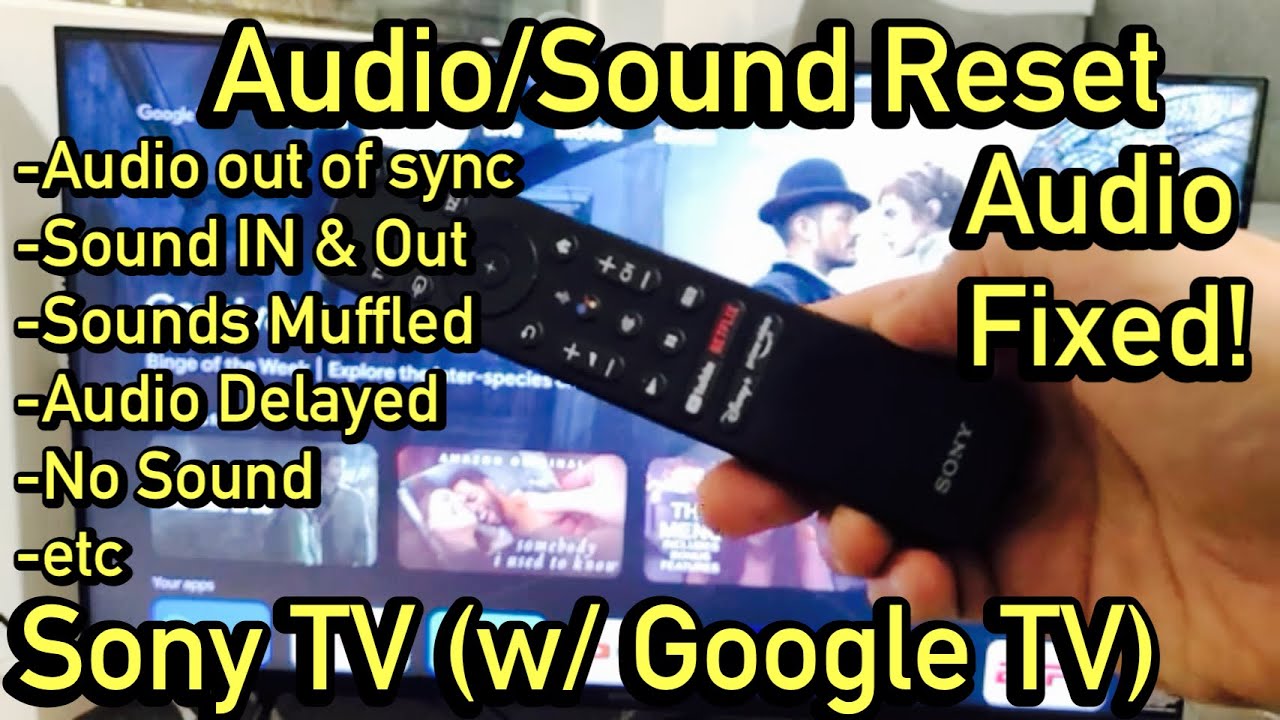 Sony TV (с Google TV): как сбросить настройки звука (исправление множества проблем со звуком)