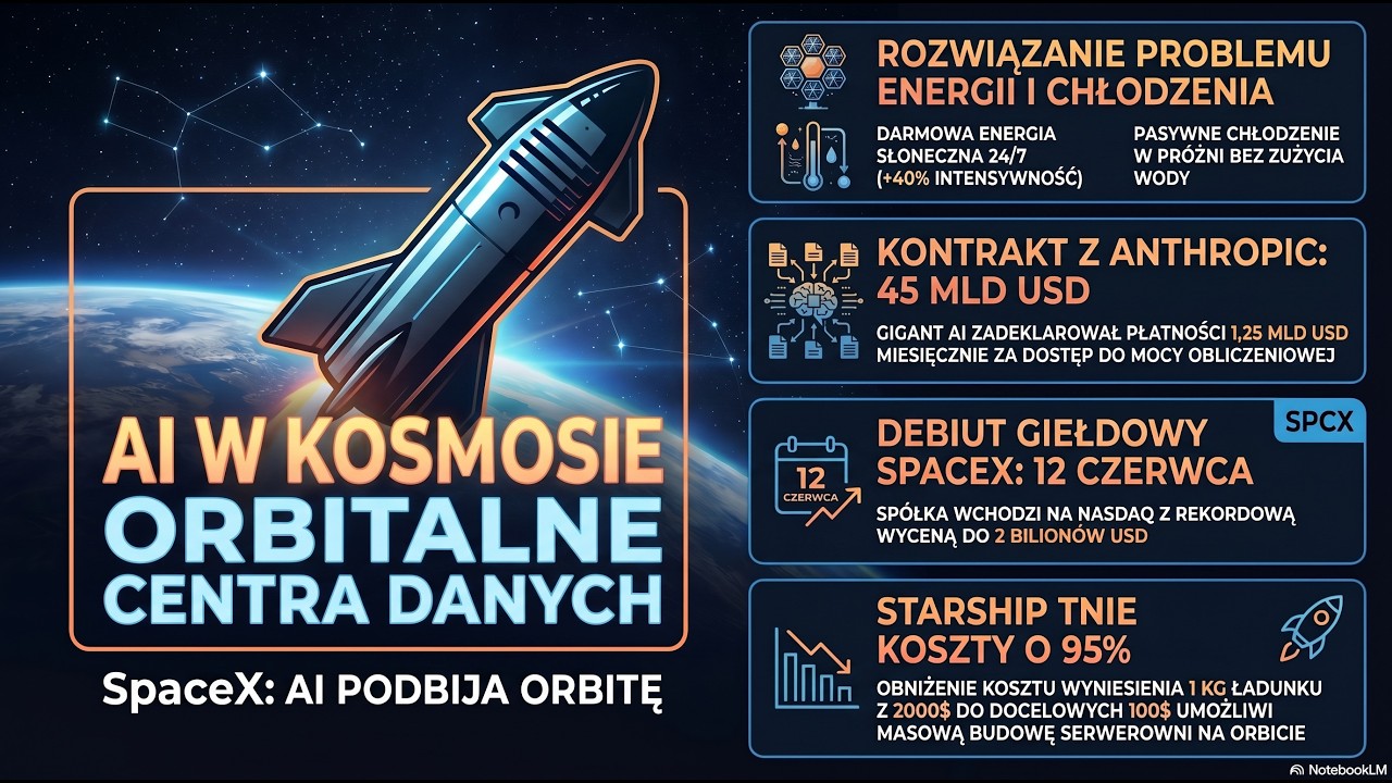Czy SpaceX jest warte 2 biliony dolar&oacute;w? IPO, xAI i centra danych w kosmosie.