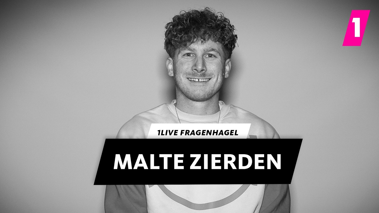 Malte Zierden im 1LIVE Fragenhagel | 1LIVE