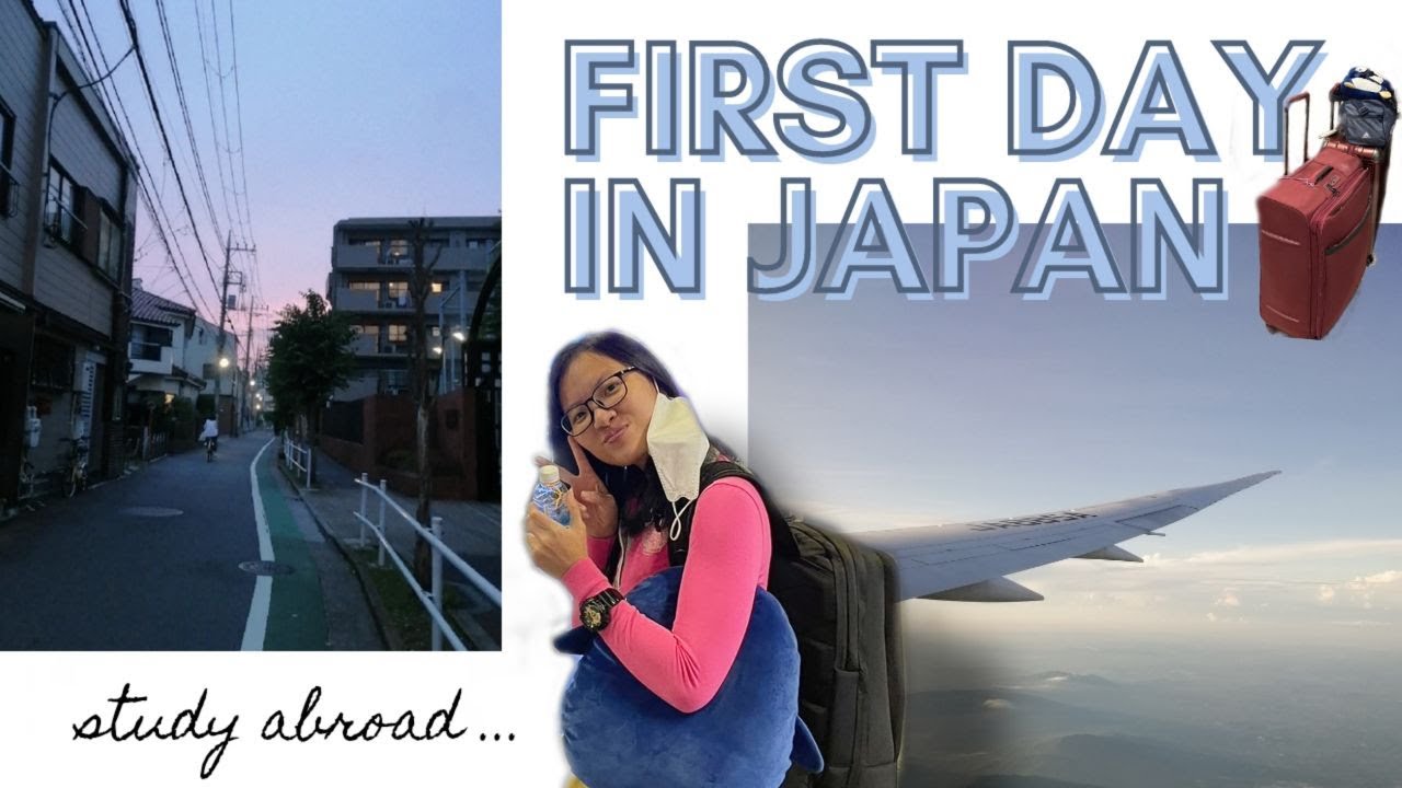 FIRST DAY IN JAPAN #studyabroad #soloflight