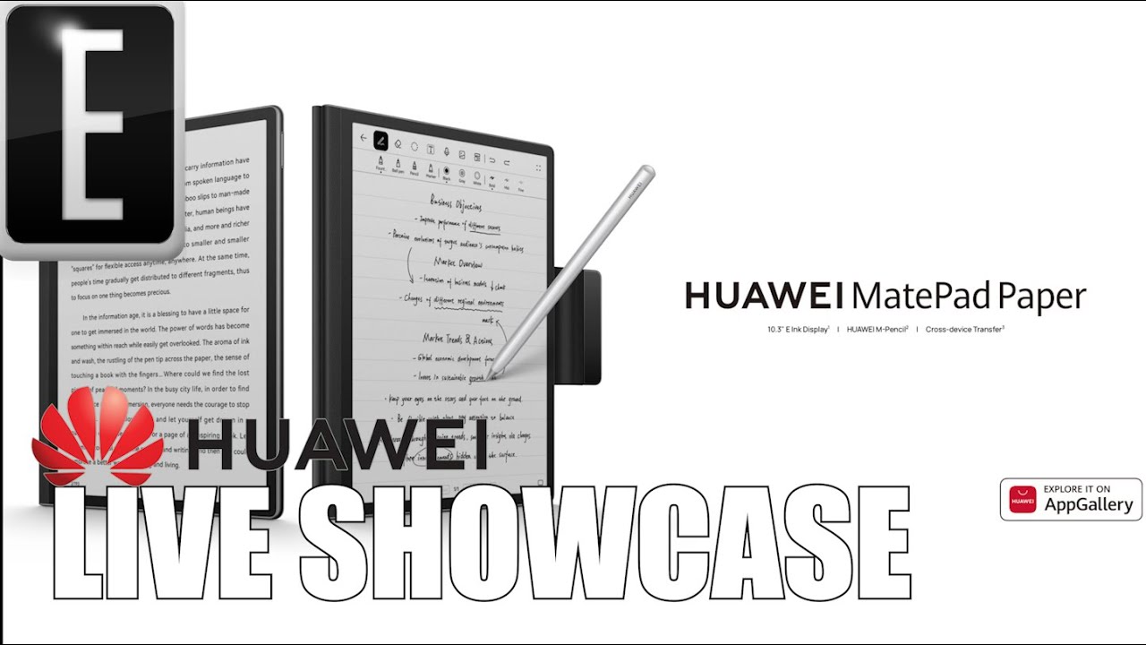 Huawei MatePad Paper - ПРЯМАЯ ТРАНСЛЯЦИЯ
