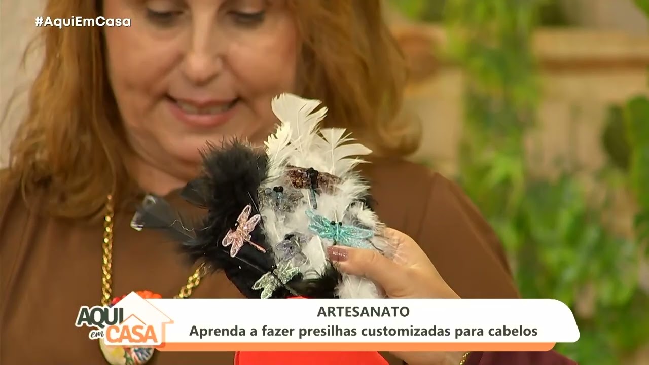 Aqui em Casa | Aprenda a fazer presilhas de cabelo - 28/01/2026