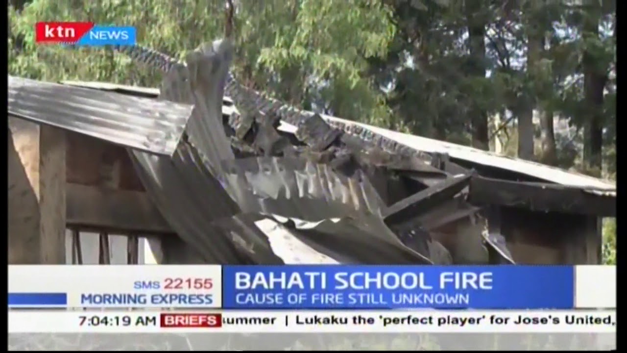 Fire razes Bahati Girls boarding primary school dormitory and now closes indefinitely