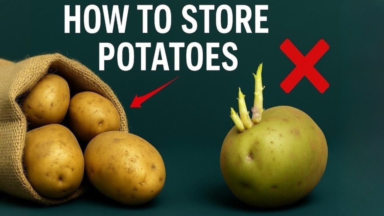 how to store potatoes fresh for a year without spoilage
