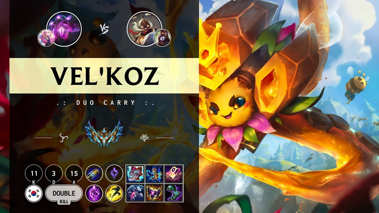 Vel'Koz Carry vs Corki - KR Challenger Patch 14.10