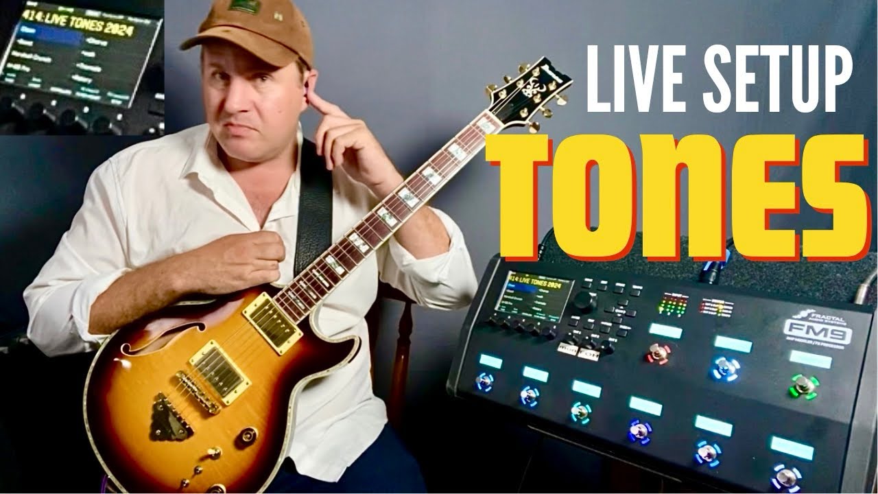 How I Setup my Rig for Live and Studio use (Fractal FM9). Guitar Daily ep 54