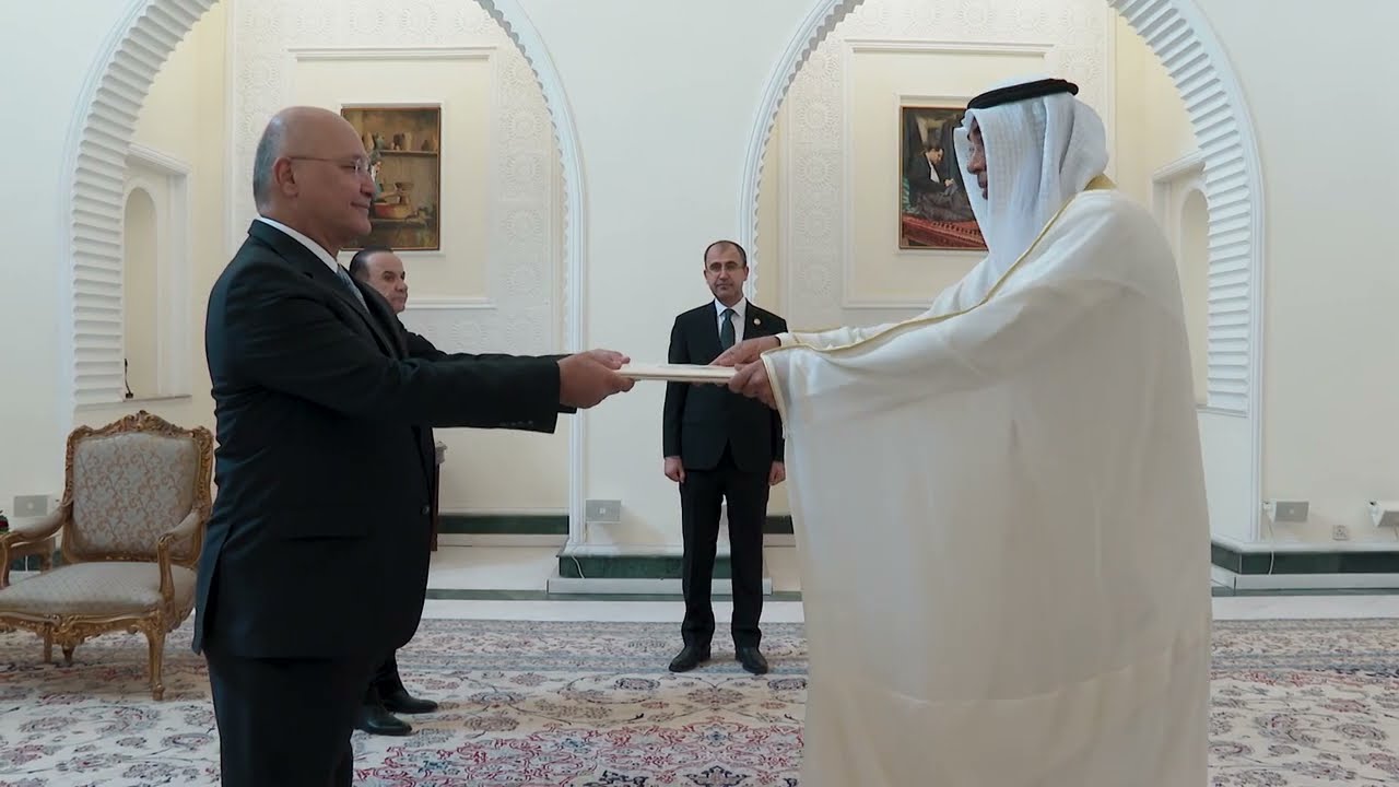 رئيس الجمهورية برهم صالح يتسلم اوراق اعتماد السفراء الجدد لدول الكويت والدنمارك وهولندا