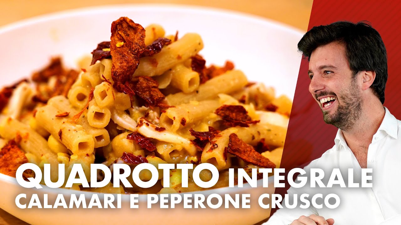 Ricetta Quadrotto Integrale con Calamari e Peperone Crusco: Prova il Sapore del Mare con Maremonti