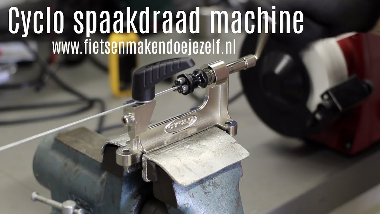 Cyclo spaakdraad machine - Zelf fiets spaken maken