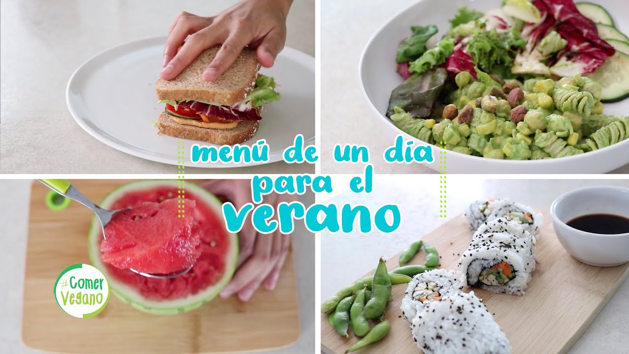 ☀️ MENÚ DE UN DÍA COMPLETO PARA EL VERANO | Platillos para mantenerte hidratado y con energía...