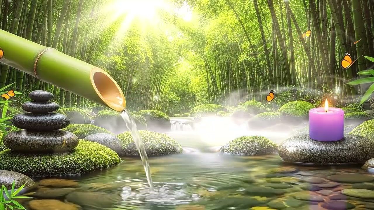 Relaxing Piano Music & Water Sounds - Anxiety Relief, Meditation, Deep Sleep & Calm Mind
