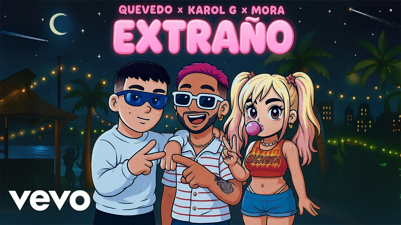 Quevedo, Karol G & Mora - Extra&ntilde;o [ Music Video ] Prod. By WhiteLion