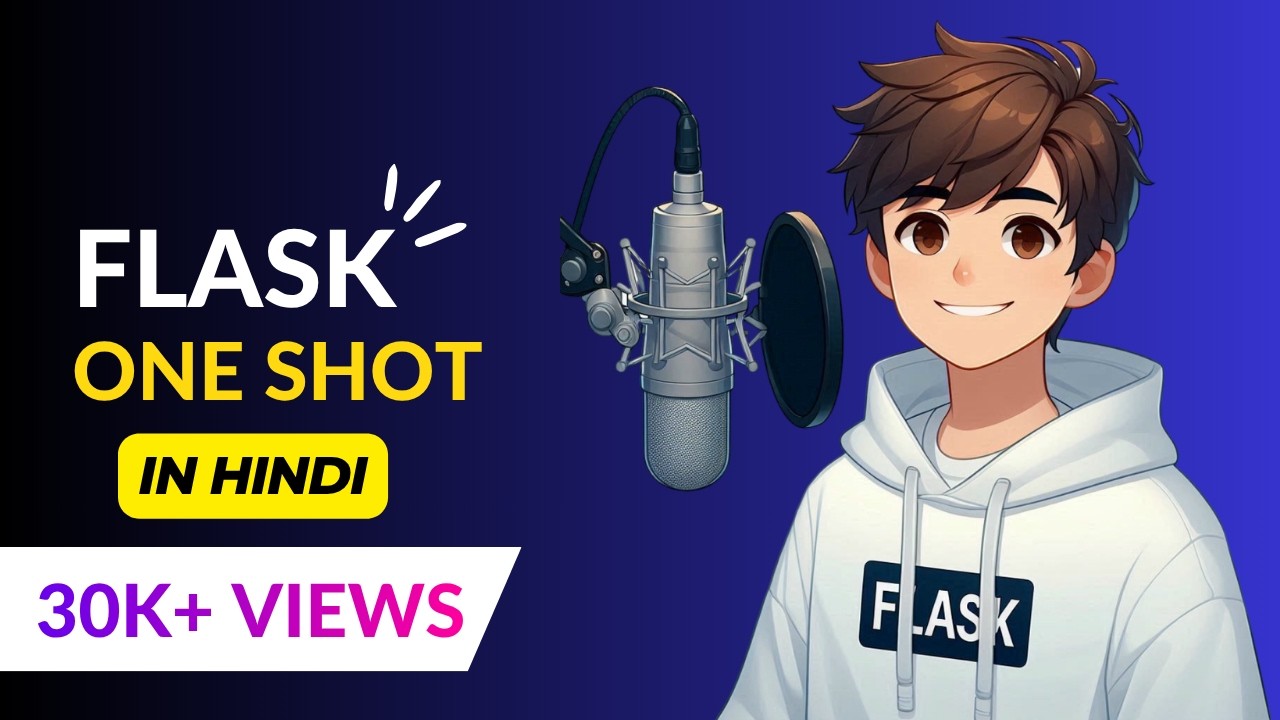 Flask in One Shot in Hindi🔥 | Complete Flask Tutorial in Hindi
