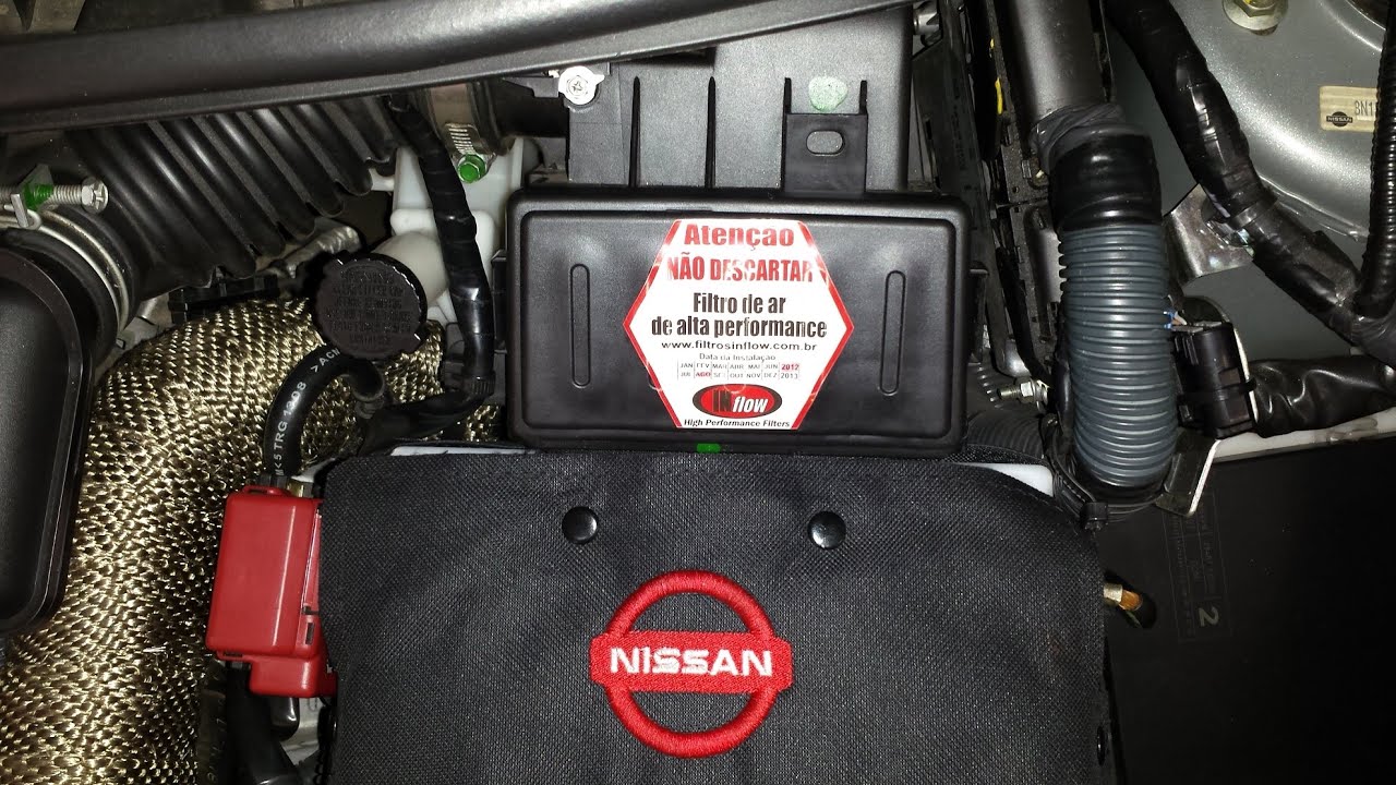 Atenção com a caixa do filtro de ar do NISSAN TIIDA e LIVINA