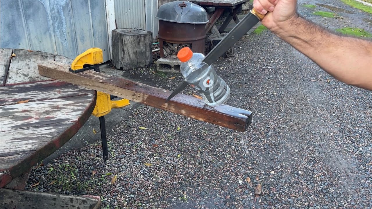 Tod Cutler Scottish Dirk cutting test