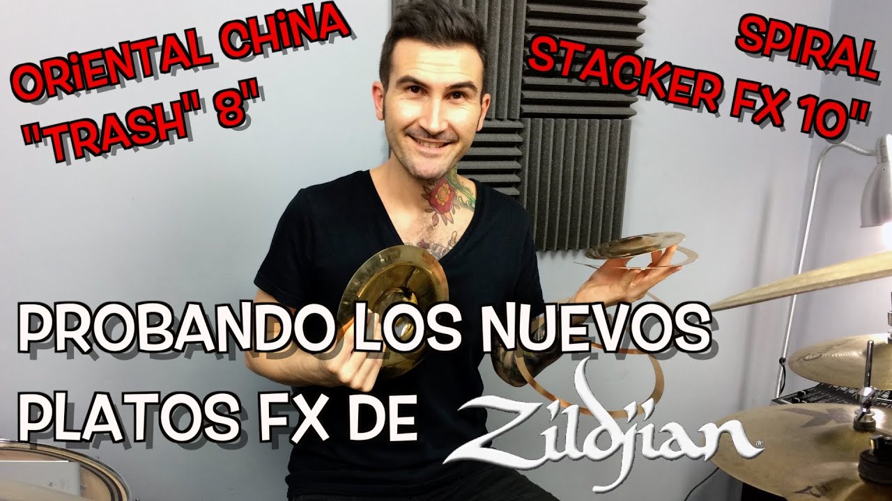 Probando platos de efecto ZILDJIAN