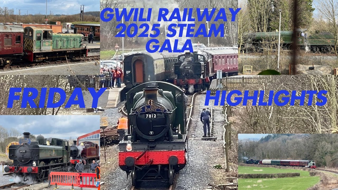 Gwili Steam Railway Steam Gala Friday Highlights 14/03/2025