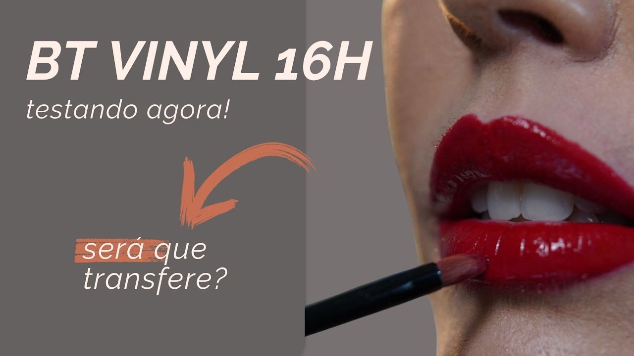 TESTANTO BATOM VINYL 12h Bruna Tavares, testei 3 cores, será que é igual ao batom maybelline vinyl?