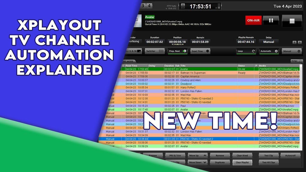 Xplayout: TV channel automation explained