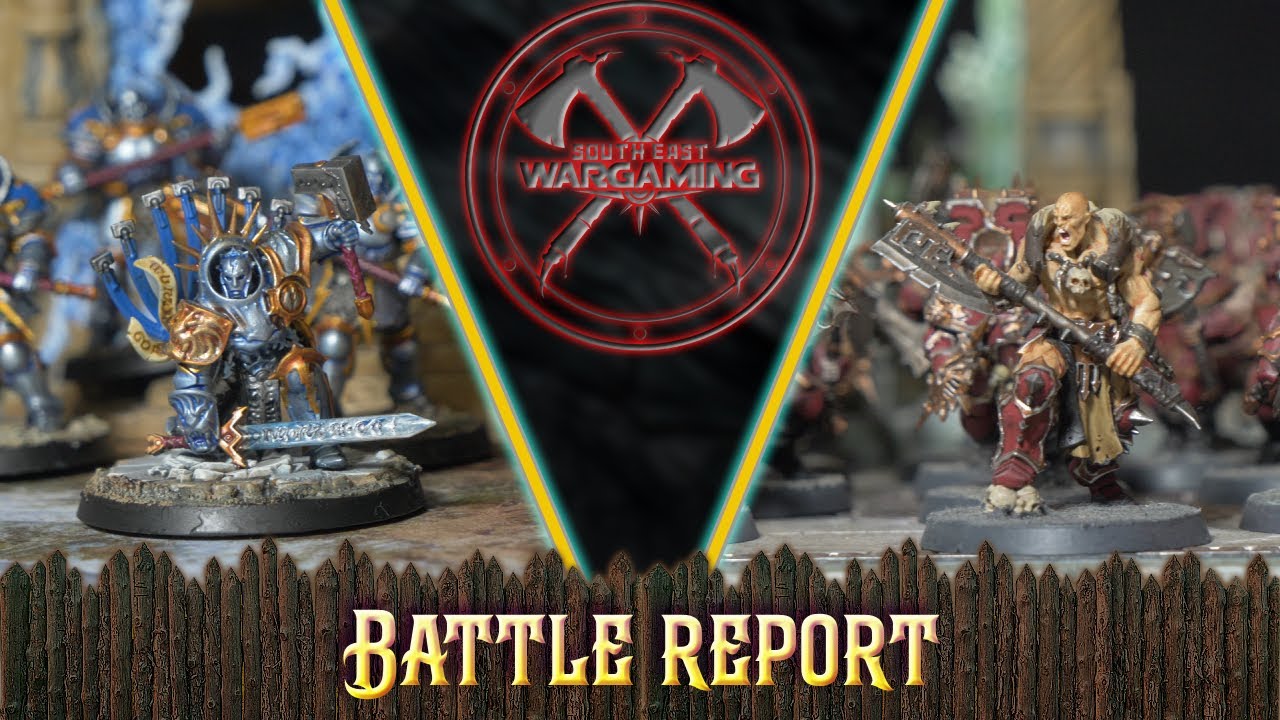 Stormcast Eternals vs Blades of Khorne Warhammer age of Sigmar Battle report!