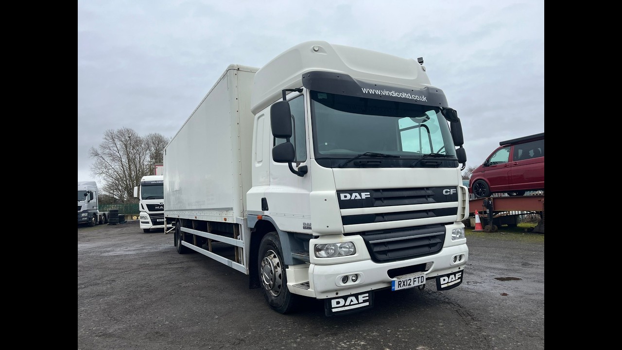 V 642   2012 DAF CF 65 250 4X2 RIGID   RX12 FTD