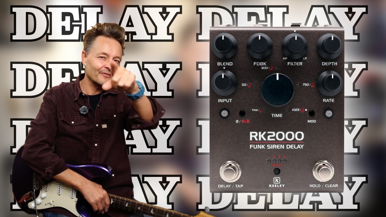 Keeley RK2000 Funk Siren Delay, Delay, Delay, Delay