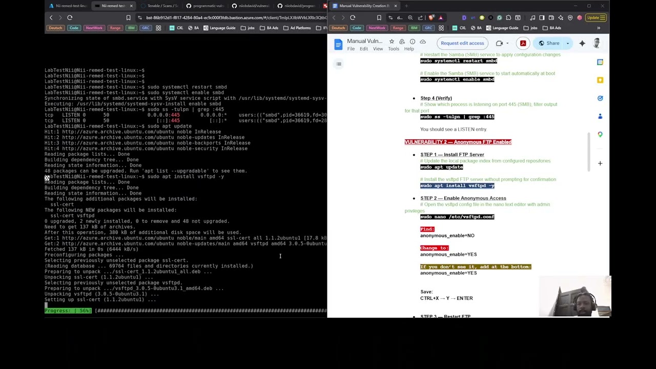 Manual Vulnerability Remediation on Ubuntu | Linux Security Lab via Tenable