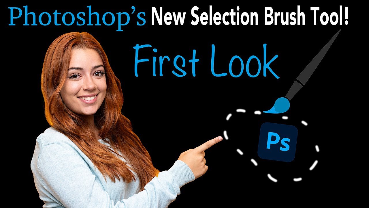 ПЕРВЫЙ ВЗГЛЯД НА PHOTOSHOP (новый инструмент «Кисть выделения»!)